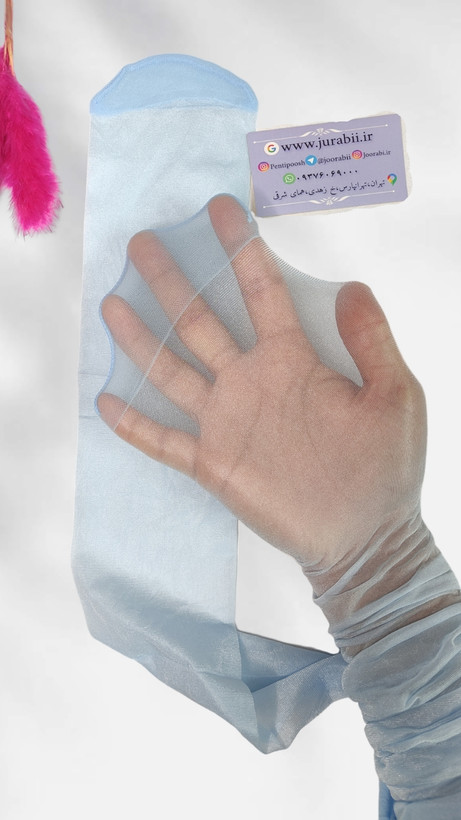 جوراب شلواری شیشه ای رنگ های فانتزی برند پنتی