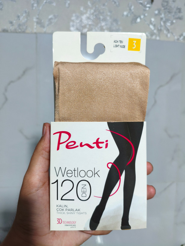 جوراب شلواری براق wetlook پنتی اورجینال